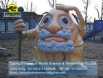 Theme Park fiberglass cartoon character model grandpa DWC012